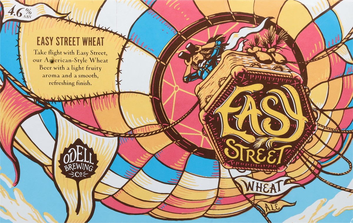 slide 3 of 12, Odell Brewing Co. Easy Street Wheat Ale Beer 6 - 12 oz Cans, 6 ct