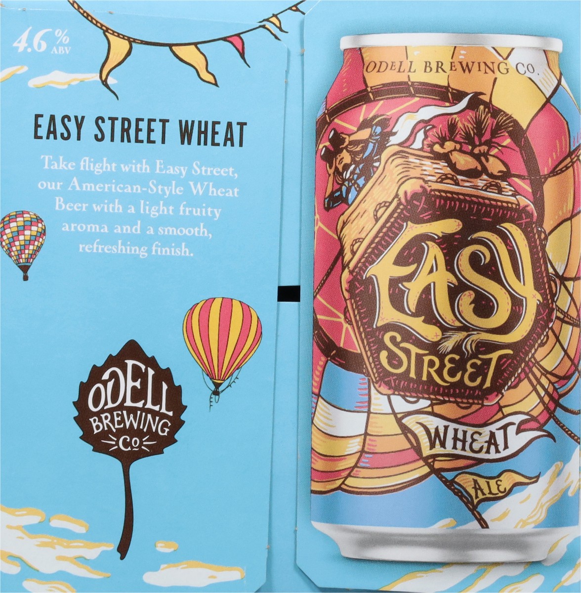 slide 5 of 12, Odell Brewing Co. Easy Street Wheat Ale Beer 6 - 12 oz Cans, 6 ct