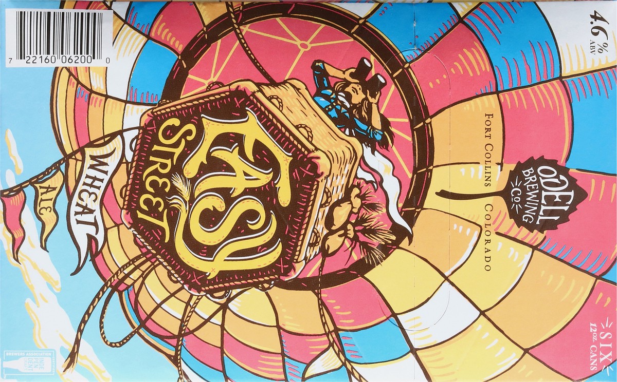 slide 12 of 12, Odell Brewing Co. Easy Street Wheat Ale Beer 6 - 12 oz Cans, 6 ct
