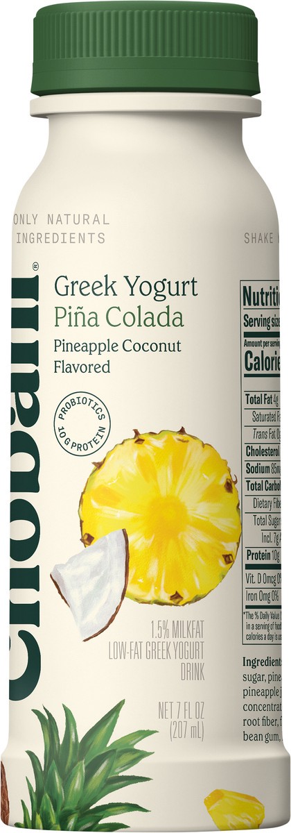 slide 6 of 7, Chobani Yogurt Drink Piña Colada - 7oz, 7 fl oz