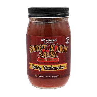 slide 1 of 1, Sweet Kickin Salsa, Spicy Habanero - 15.5 oz, 15.5 oz