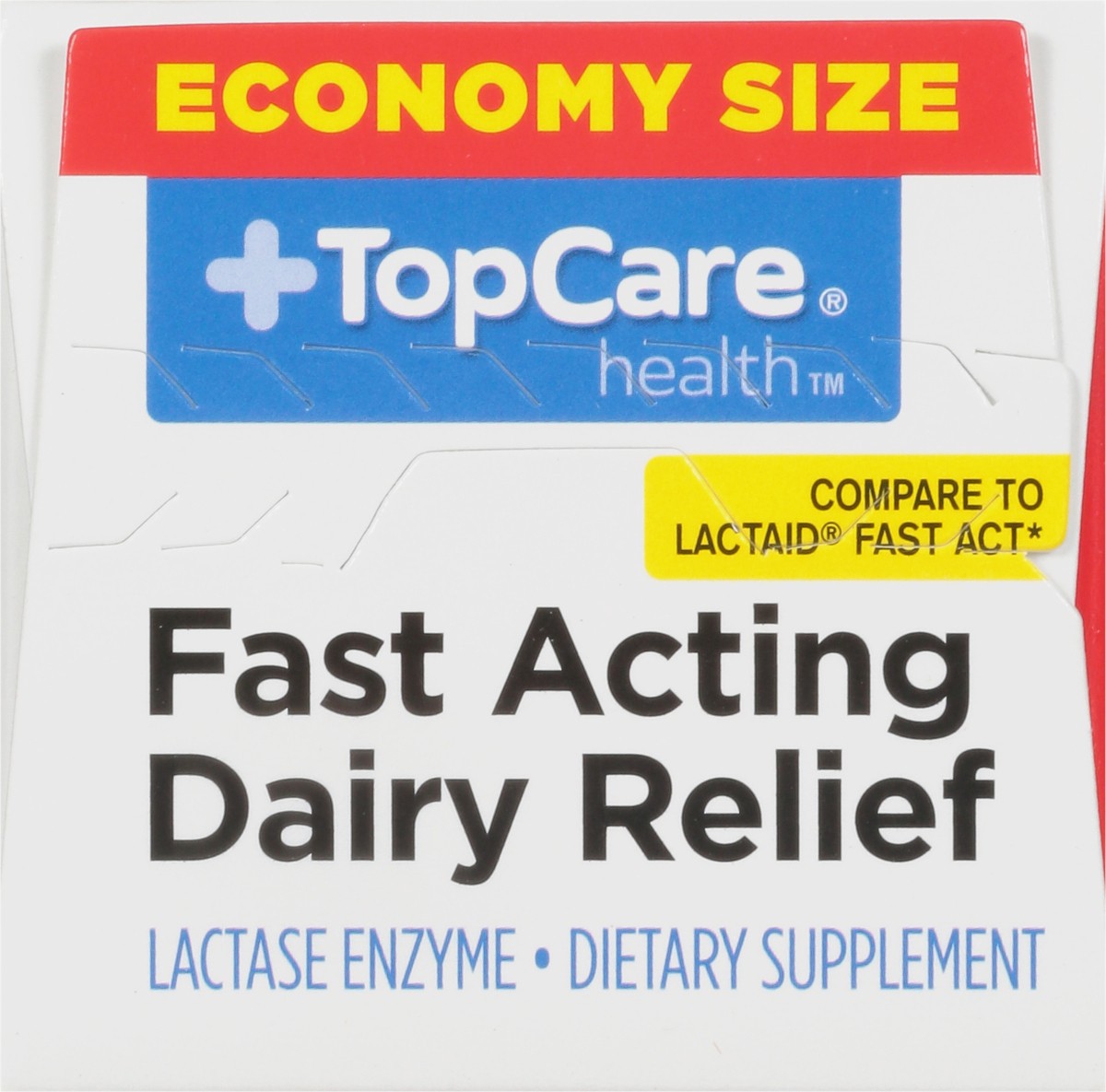 slide 7 of 9, TopCare Health Fast Acting Dairy Relief Economy Size 125 Caplets, 125 ct