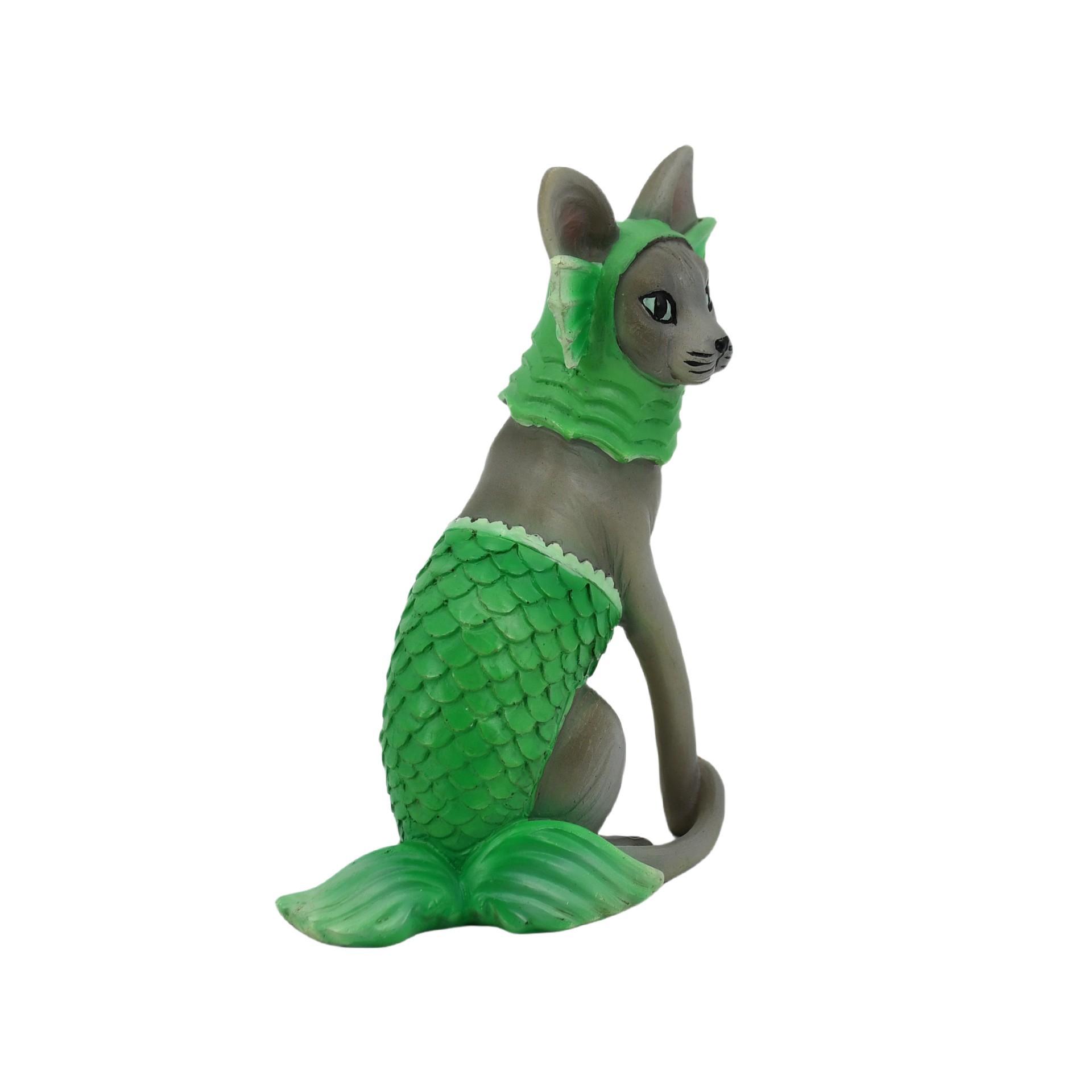 slide 2 of 5, 5" Cat In Mermaid Costume Tabletop Decor By Ashland, 5 in