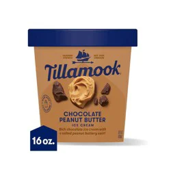 Tillamook Chocolate Peanut Butter Ice Cream 16 fl oz