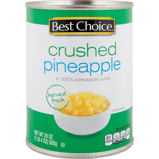 slide 1 of 1, Best Choice Crushed Pineapple, 20 oz