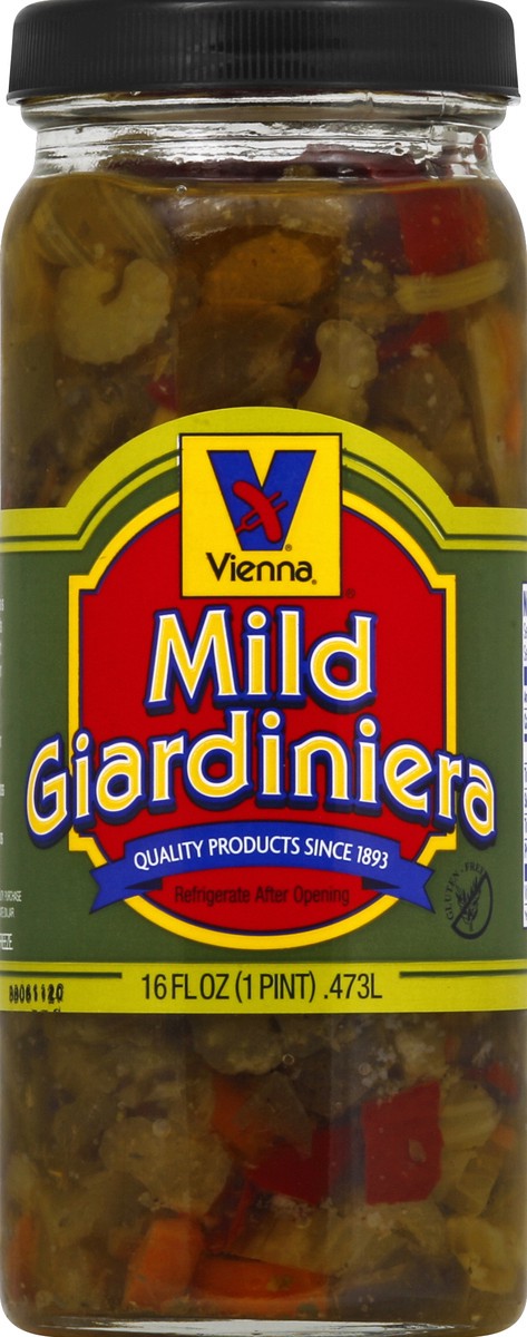 slide 2 of 2, Vienna Mild Giardiniera, 16 oz