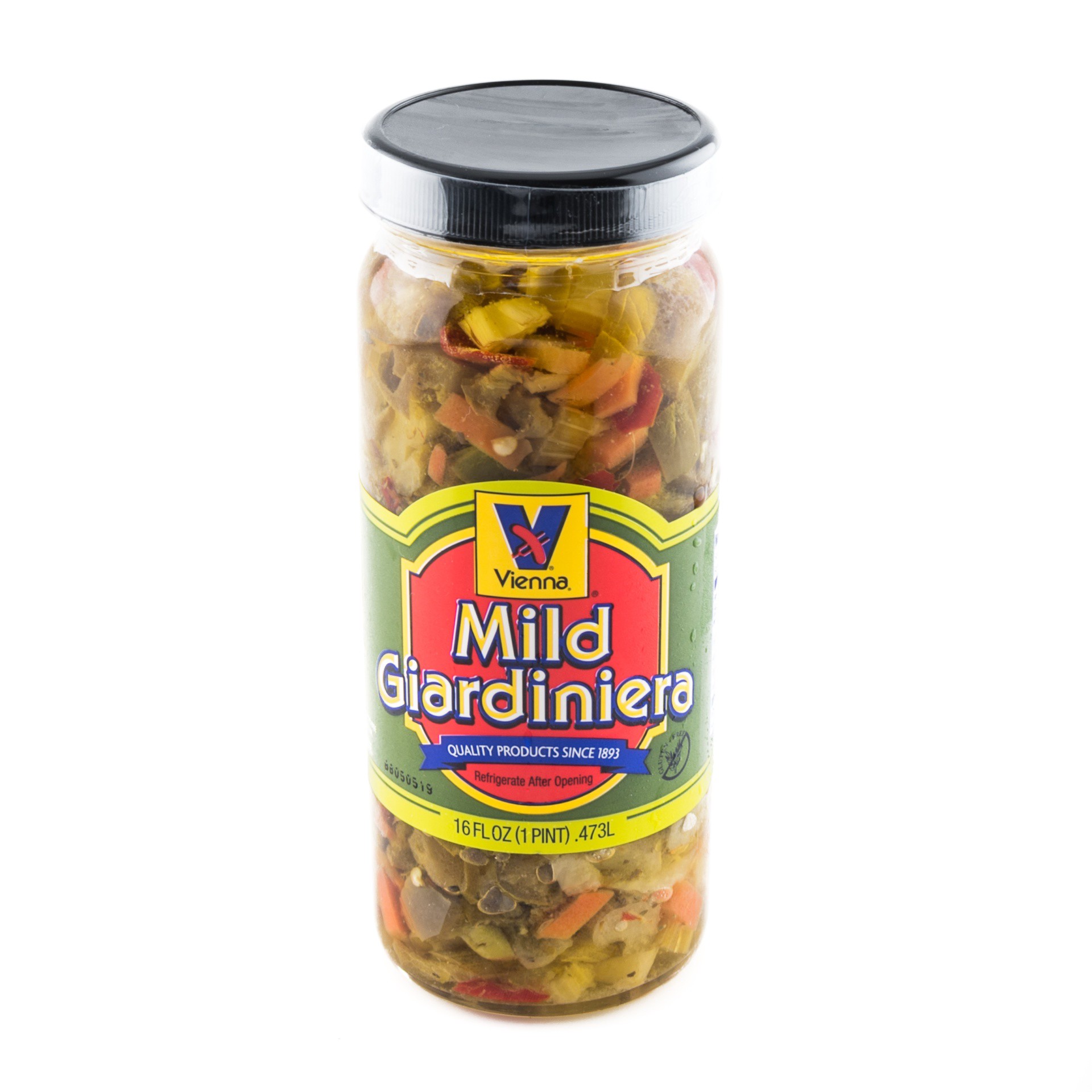 slide 1 of 2, Vienna Mild Giardiniera, 16 oz