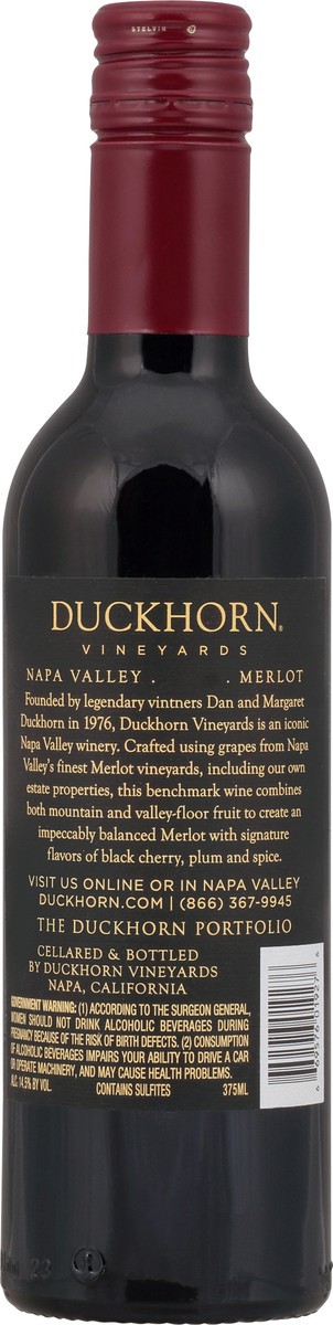 slide 5 of 10, Duckhorn Merlot, 12.68 fl oz