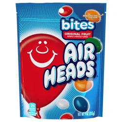Airheads Bites Candy Resealable Bag, Fruit Flavored, 9 Ounce