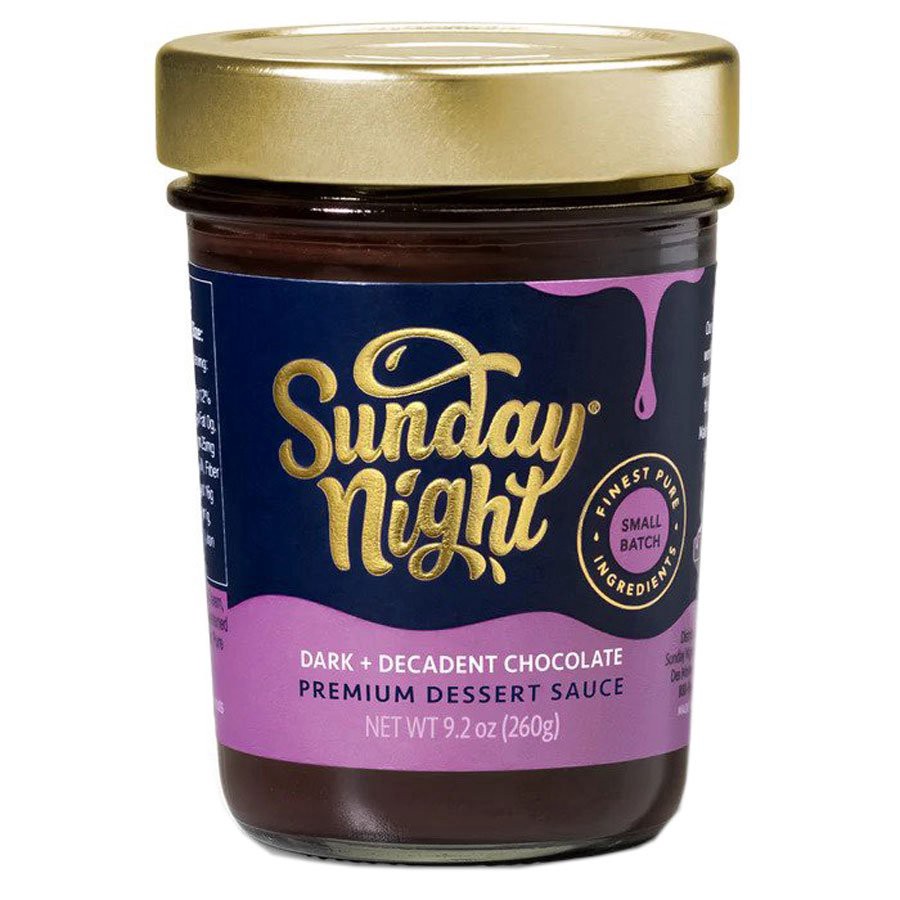 slide 1 of 1, Sunday Night Premium Dark + Decadent Chocolate Dessert Sauce 9.2 oz, 9.2 oz