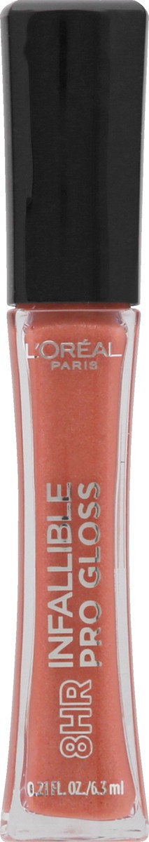 slide 6 of 9, L'Oréal L'Oreal Paris Infallible Nude Petal 8 Hour Pro Hydrating Finish Lip Gloss - 0.21 Oz, 0.21 oz