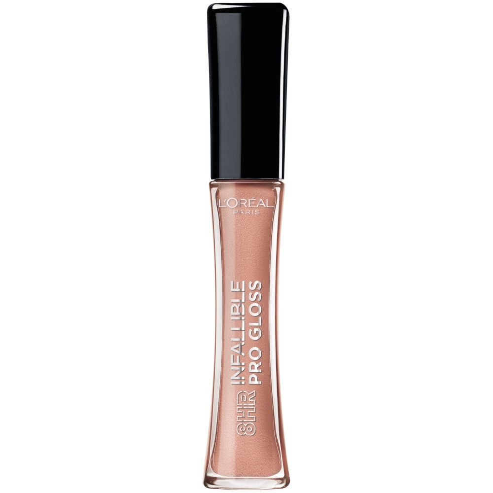 slide 1 of 1, L'Oréal Infallible 8 Hour Pro Lip Gloss Nude Petal, 0.21 oz