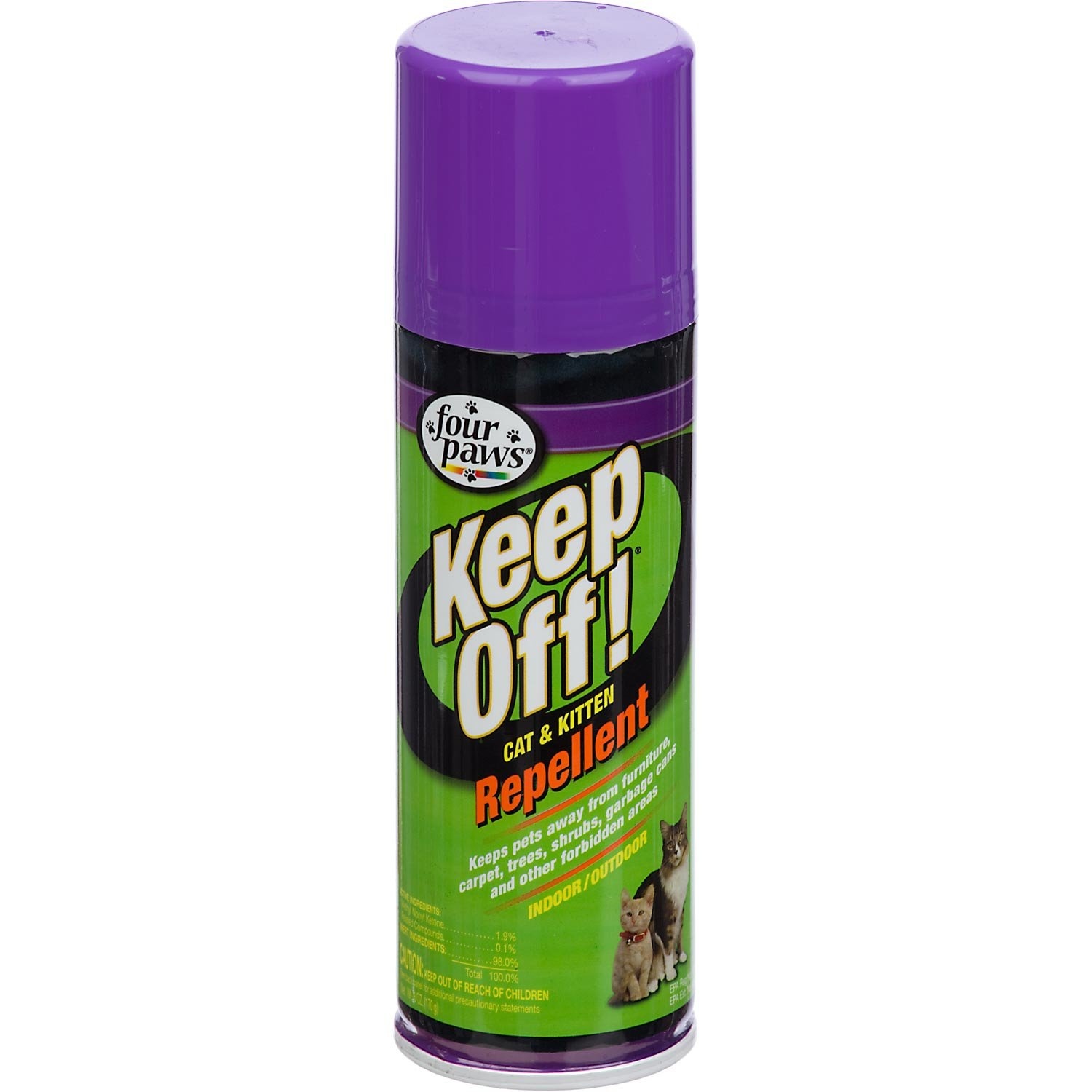 slide 1 of 1, Four Paws Cat and Kitten Repellent, 6 fl oz