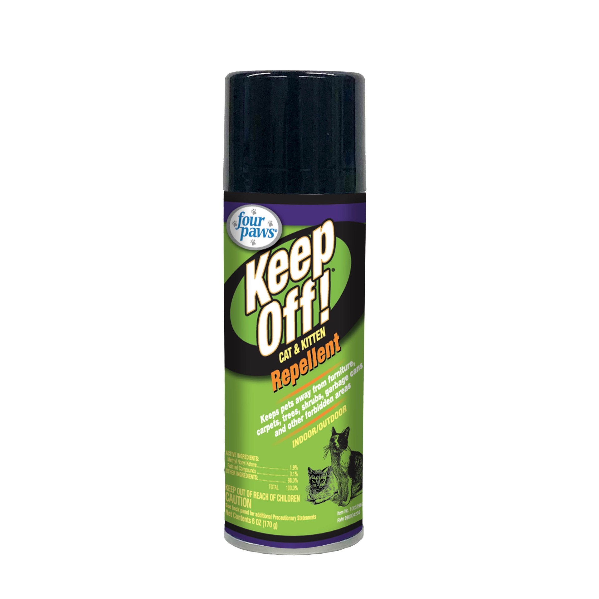 slide 1 of 7, Four Paws Keep Off! Cat Repellent Spray Outdoors & Indoor 6 Ounces, 1 ct