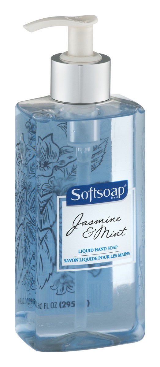 slide 9 of 9, Softsoap Orchard Petals & Mint Water Liquid Hand Soap, 10 fl oz