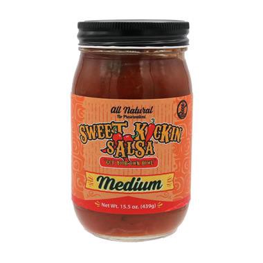 slide 1 of 1, Sweet Kickin Medium Salsa, 15.5 oz