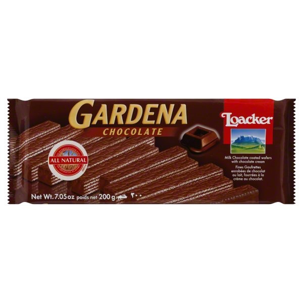 slide 1 of 5, Loacker Wafer Gardena Chocolate, 7.05 oz