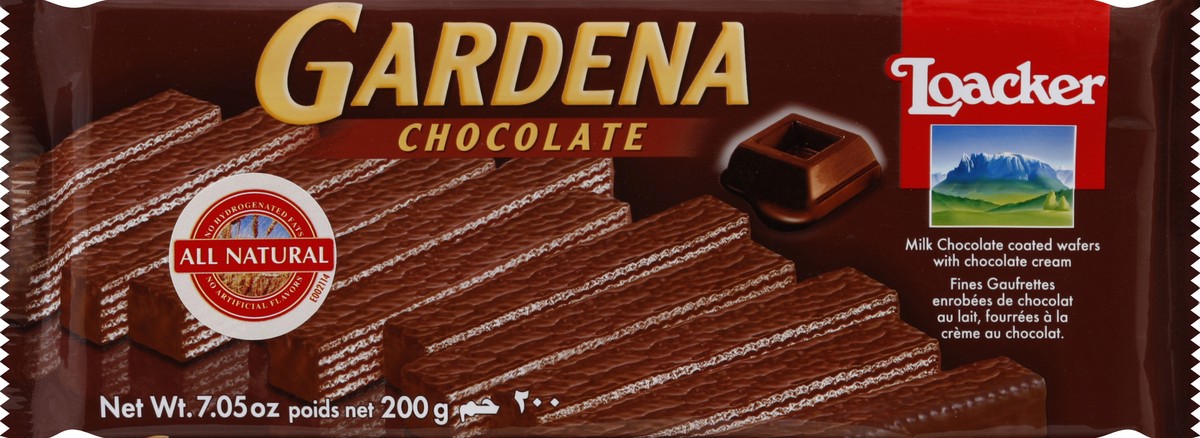 slide 5 of 5, Loacker Wafer Gardena Chocolate, 7.05 oz