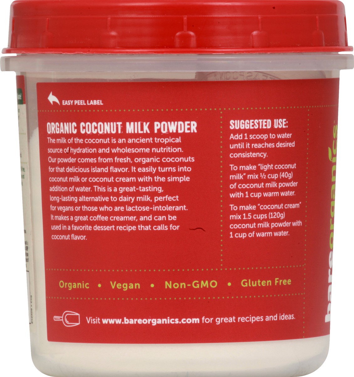 slide 2 of 11, BareOrganics Coconut Milk 8 oz, 8 oz