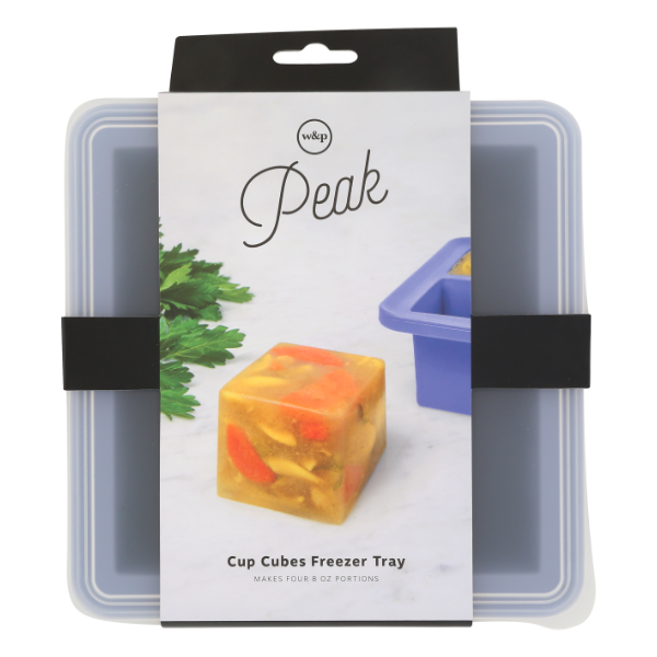 slide 1 of 1, W And P Freezer Tray Cube 4 Cup 1.000 Ea, 1 ct