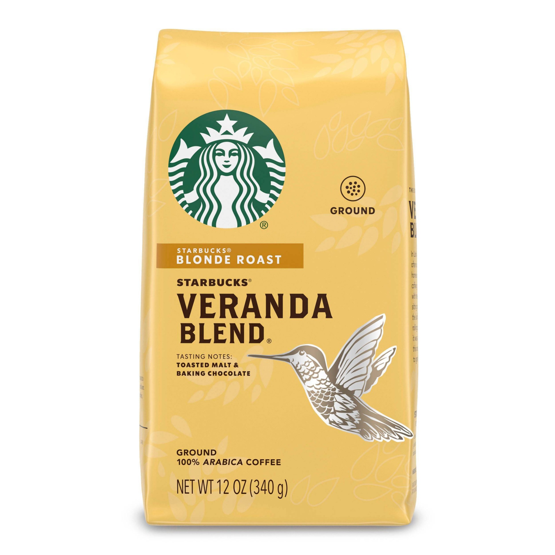 slide 1 of 6, Starbucks Veranda Blend Ground Coffee, 12 oz