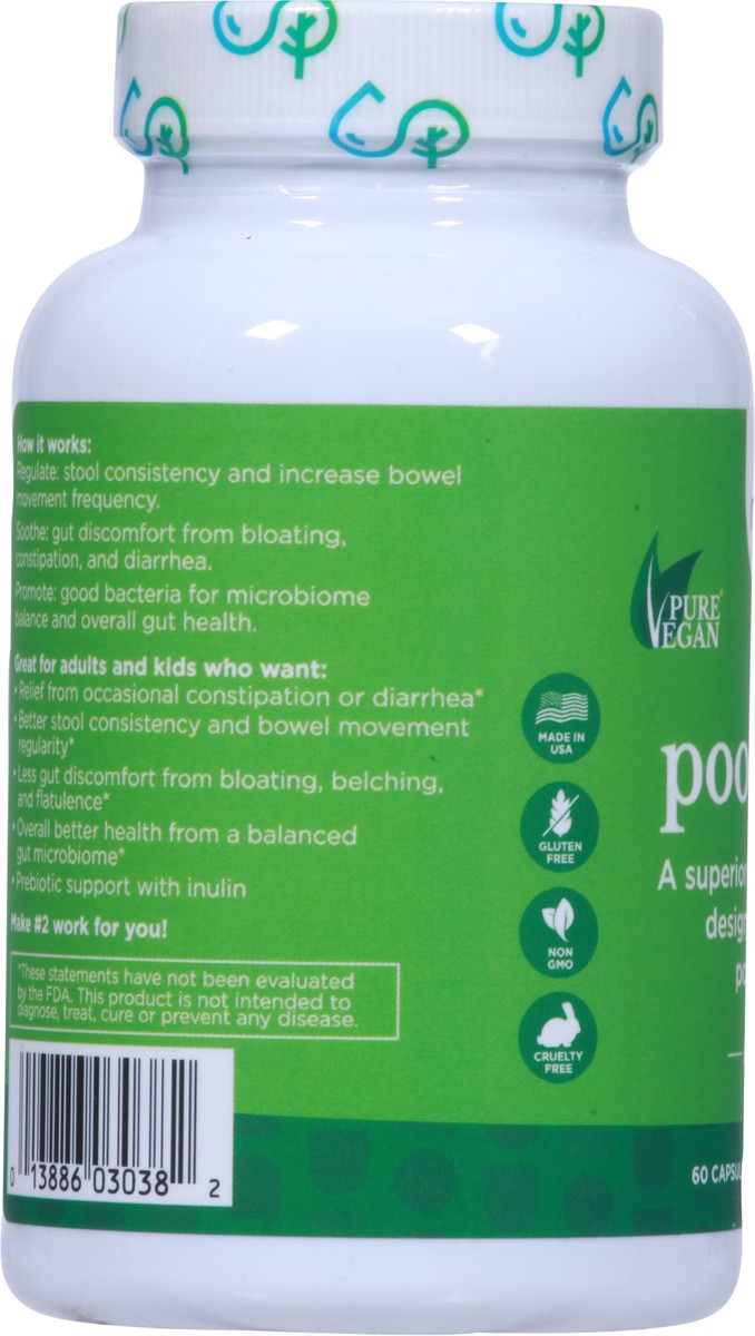 slide 7 of 10, NBPure Digestion Poobiotics 60 Capsules, 60 ct