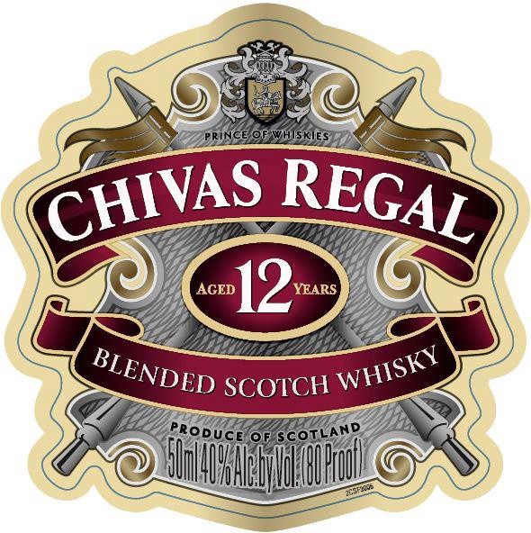 slide 4 of 6, Chivas Regal 12 Year Old Blended Scotch Whisky, 1 L Bottle, 40% ABV, 1 liter