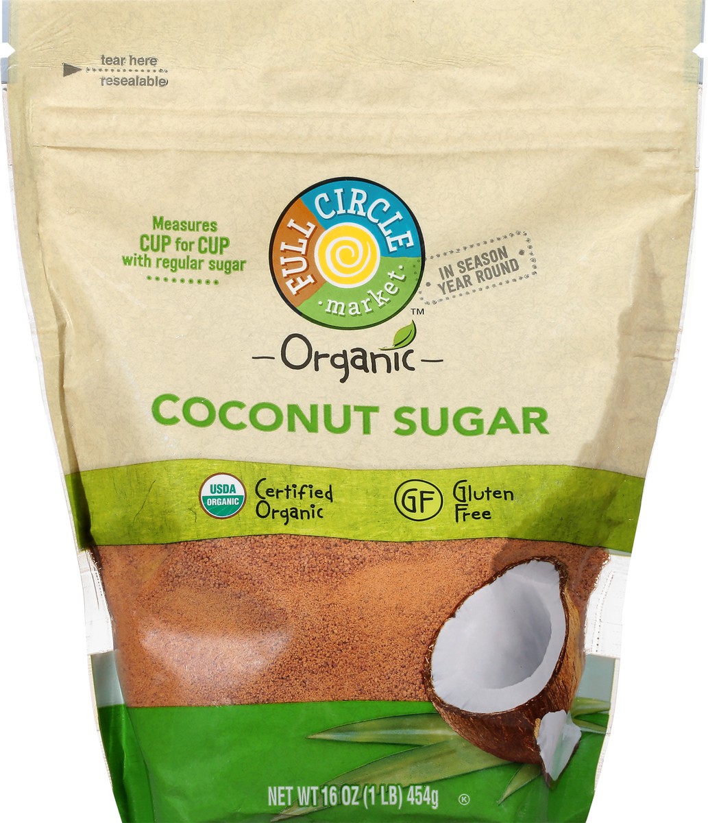 slide 8 of 9, Full Circle Market Organic Coconut Sugar 16 oz, 16 oz