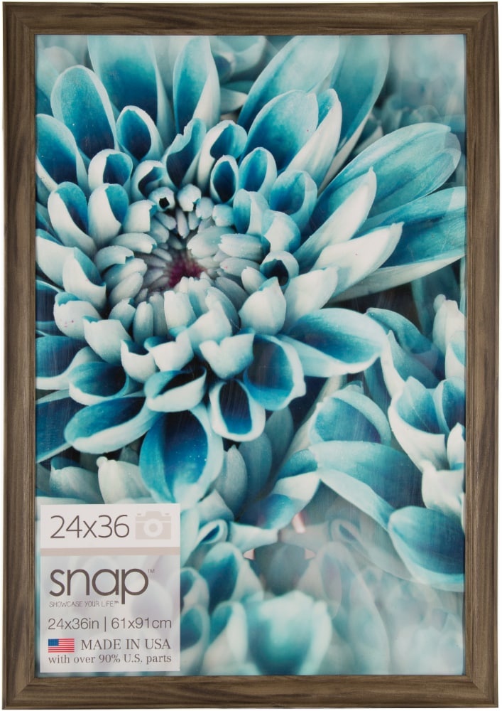 slide 1 of 1, Snap Scoop Poster Frame - Graywash, 24 in x 36 in