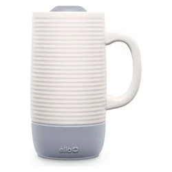 Ello Jane Ceramic Portable Beverage Mug-Gray