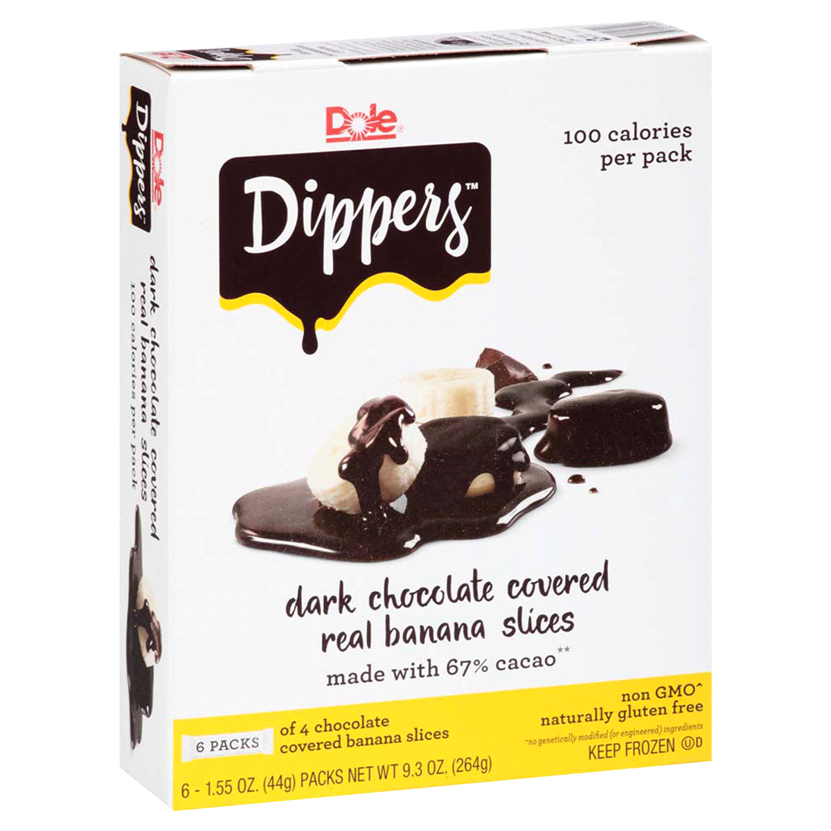 slide 1 of 8, Dole Banana Dippers, 6 ct; 9.3 oz