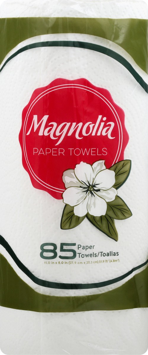 slide 9 of 11, Magnolia White 2 Ply Paper Towels 85 ea, 85 ct