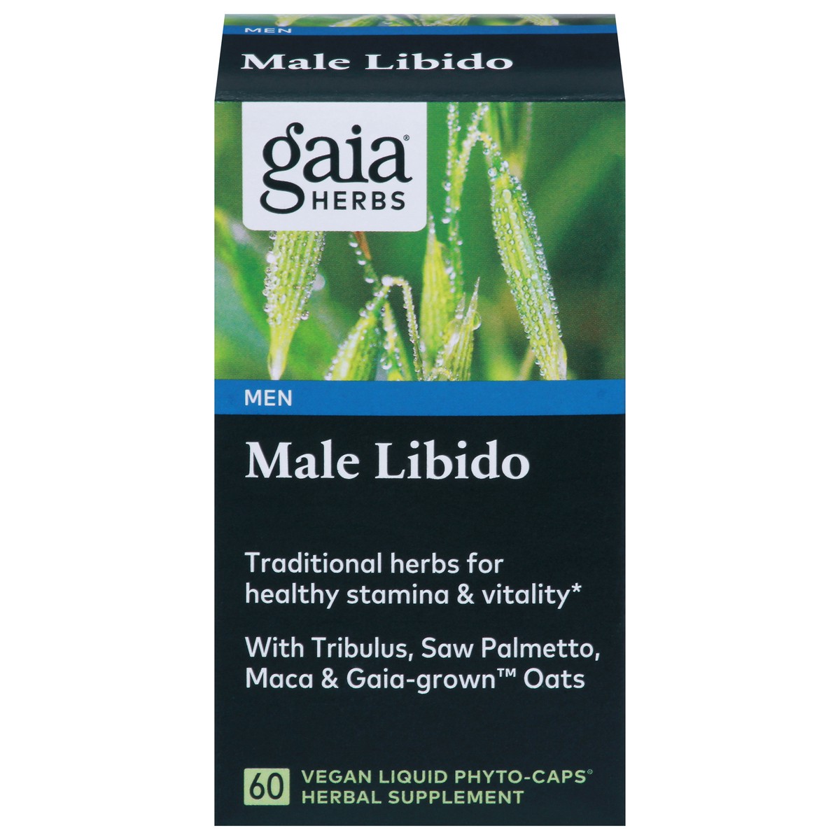slide 1 of 9, Gaia Herbs Male Libido Herbal Supplement, 30 ct