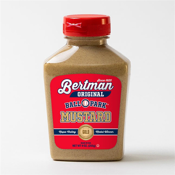 slide 1 of 2, Bertman Original Ball Park Bertman's Ballpark Mustard, 9 oz