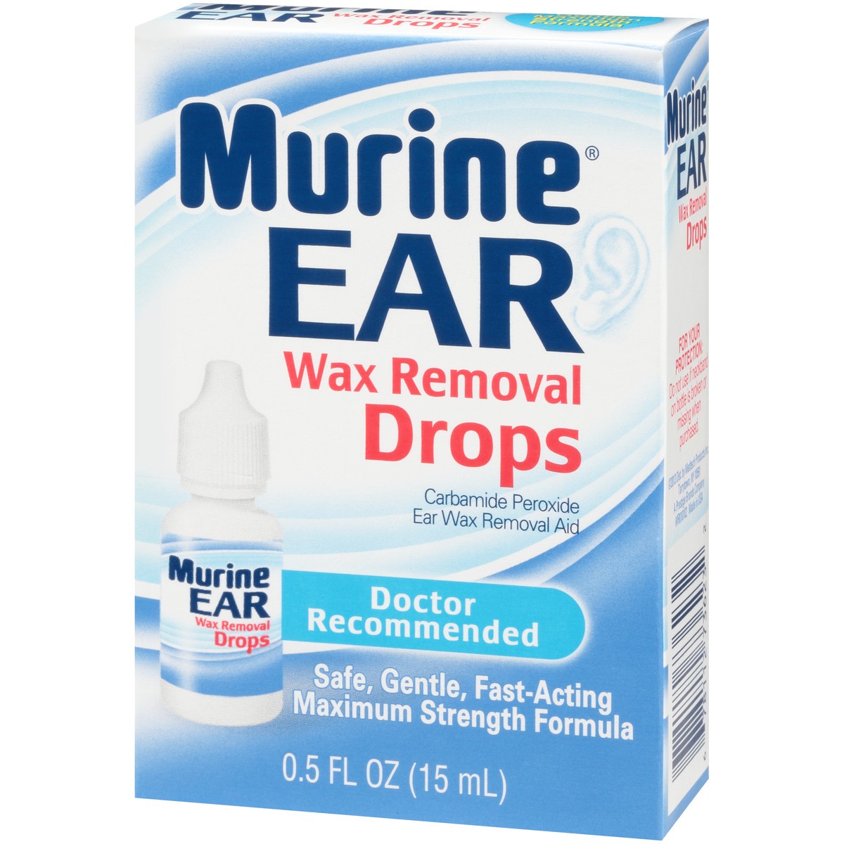 slide 7 of 10, Murine Ear Wax Removal Drops Maximum Strength Formula, 0.50 fl oz