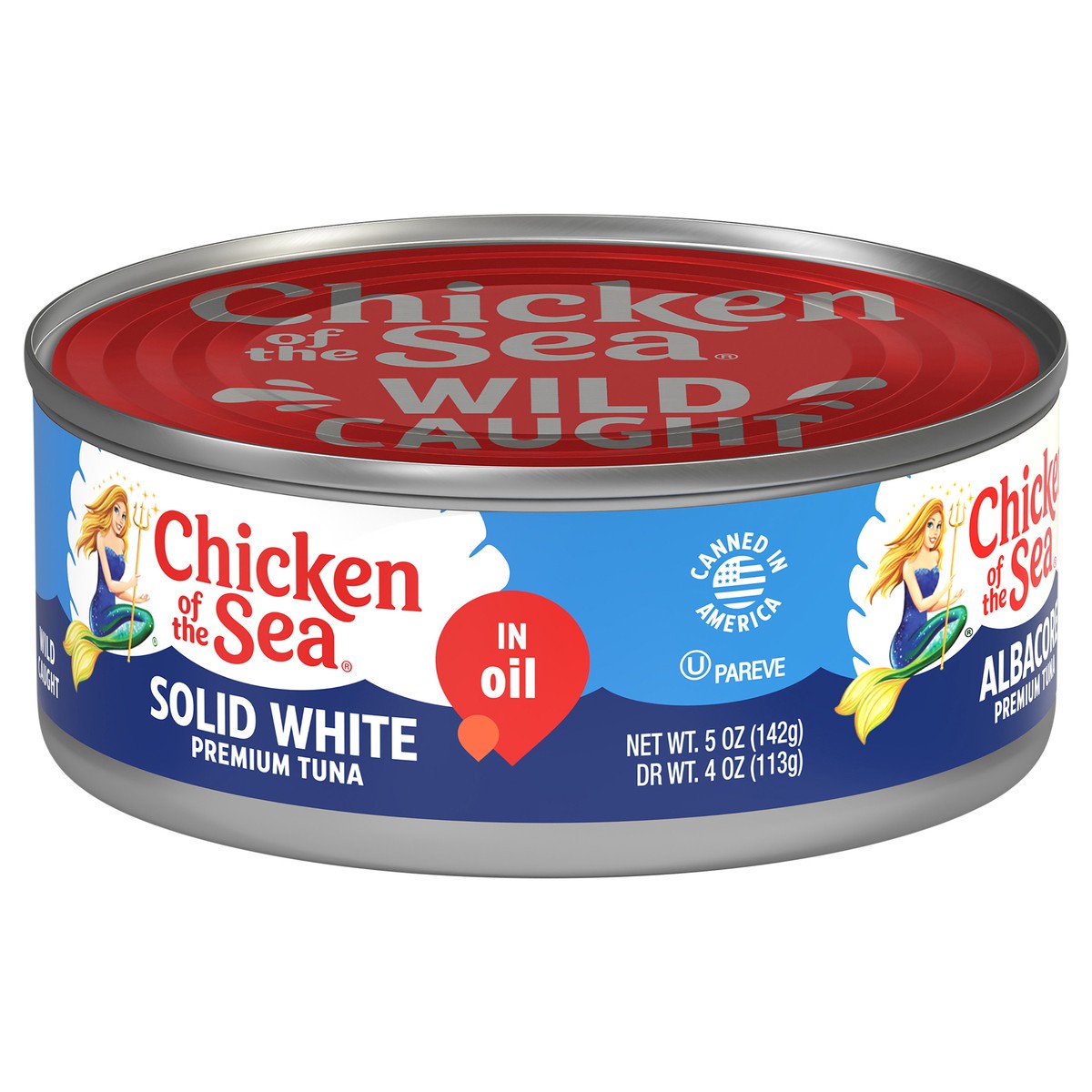 slide 2 of 5, Chicken of the Sea Albacore Solid White Tuna In Oil, 5 oz