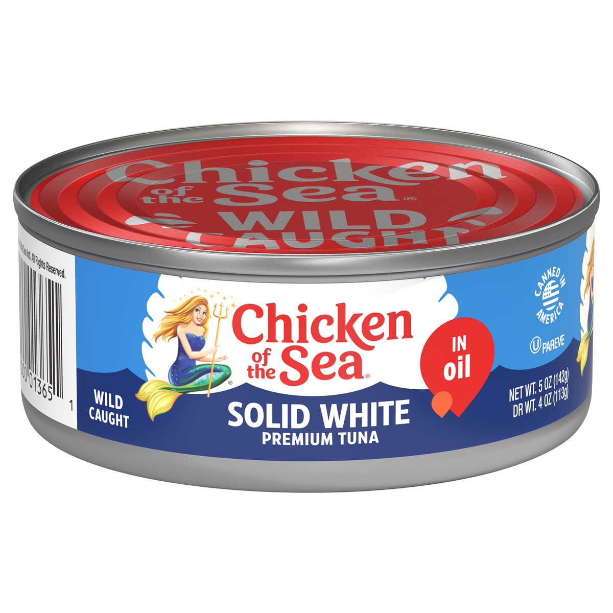 slide 1 of 5, Chicken of the Sea Albacore Solid White Tuna In Oil, 5 oz