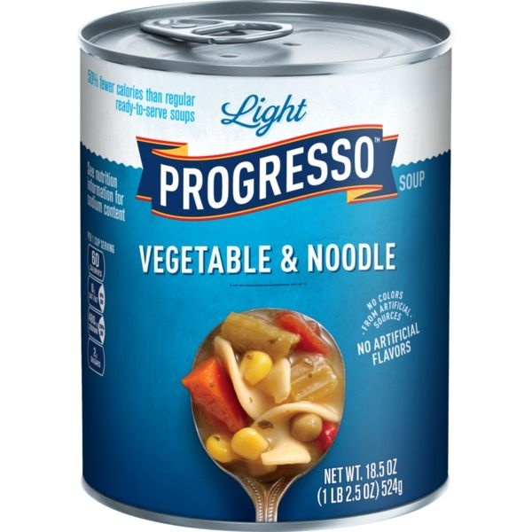 slide 1 of 1, Progresso Light Vegetable and Noodle Soup, 18.5 oz