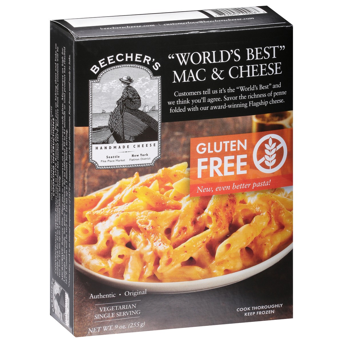 slide 3 of 9, Beecher's Vegetarian Mac & Cheese 9 oz, 9 oz