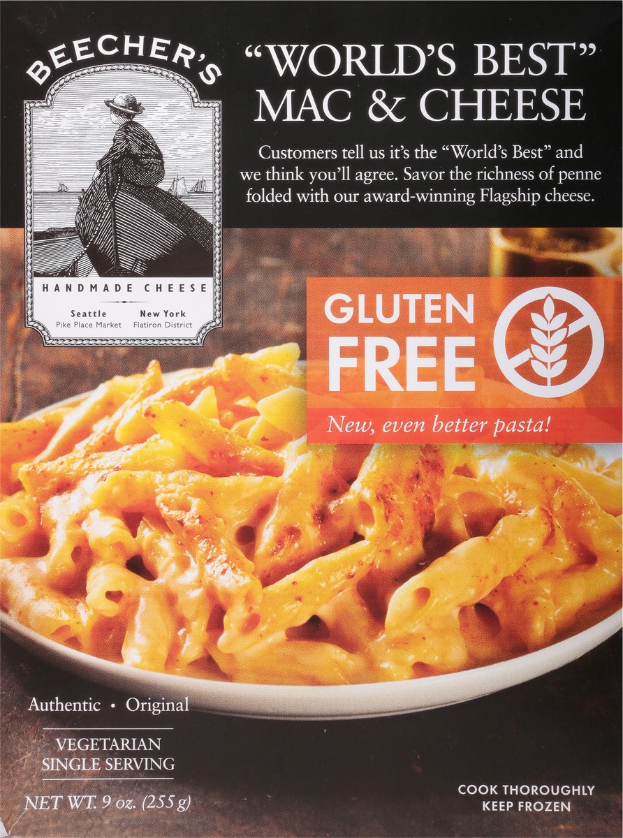 slide 6 of 9, Beecher's Vegetarian Mac & Cheese 9 oz, 9 oz