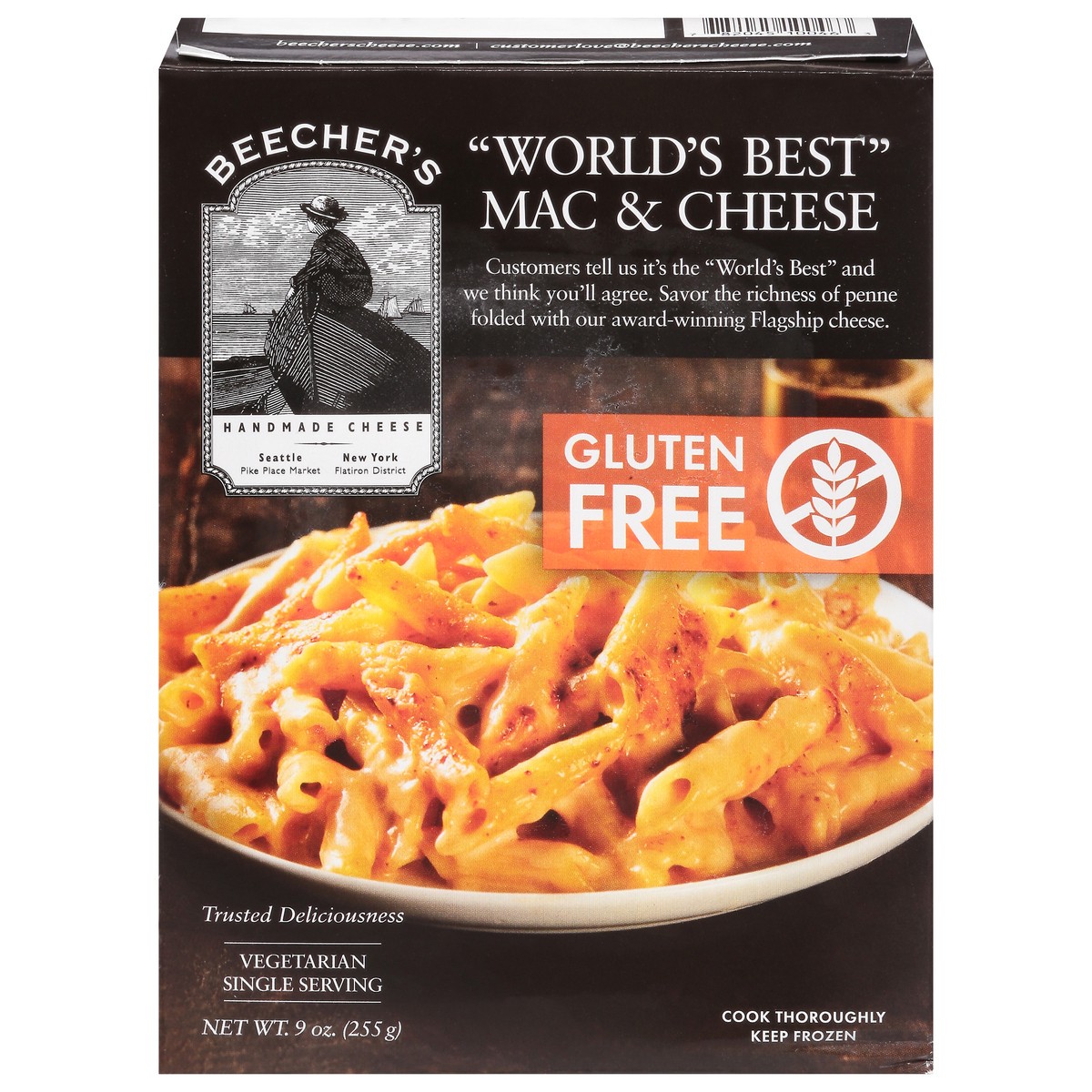slide 1 of 9, Beecher's Vegetarian Mac & Cheese 9 oz, 9 oz