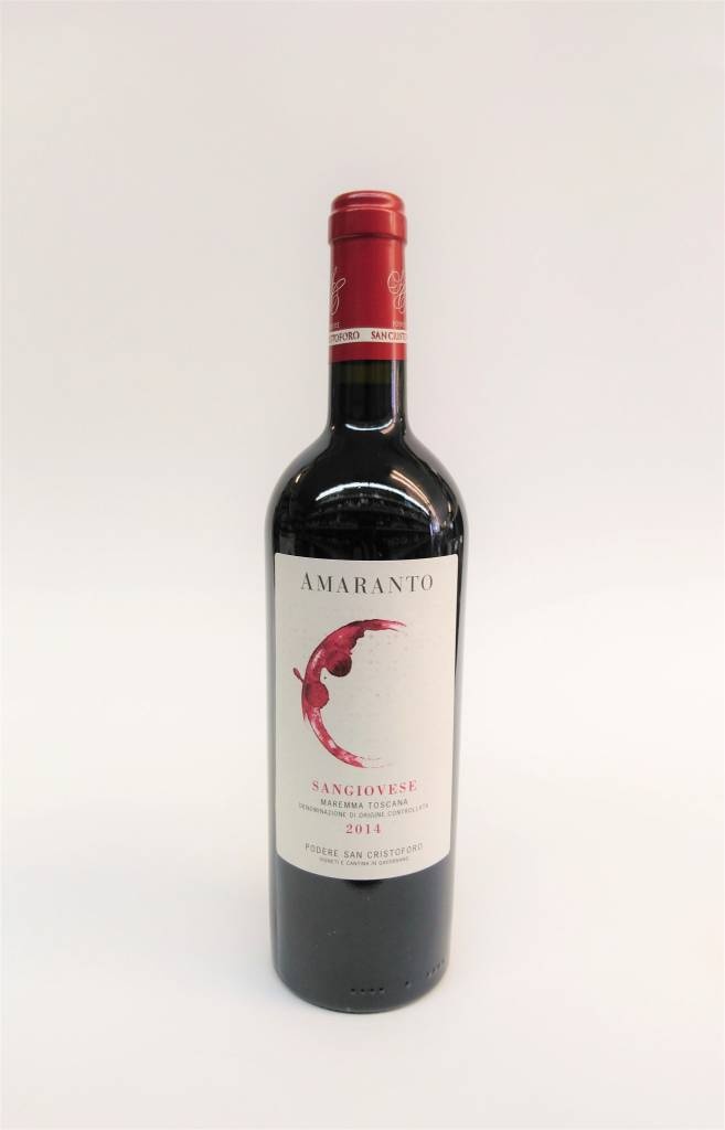 slide 1 of 1, Podere San Cristoforo Amaranto, Maremma Toscana, 2014, 750 ml