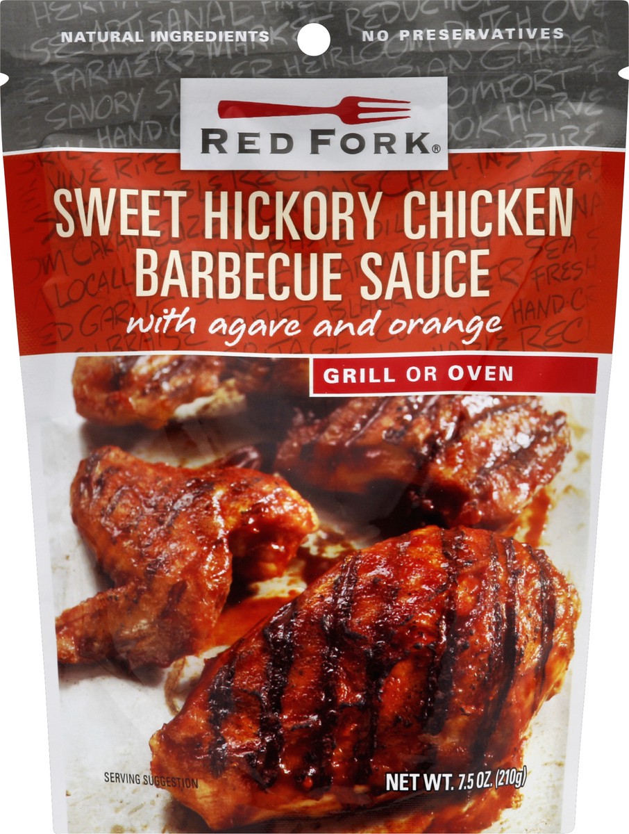 slide 2 of 3, Red Fork Sweet Hickory Bbq Chicken Sauce, 7.5 oz