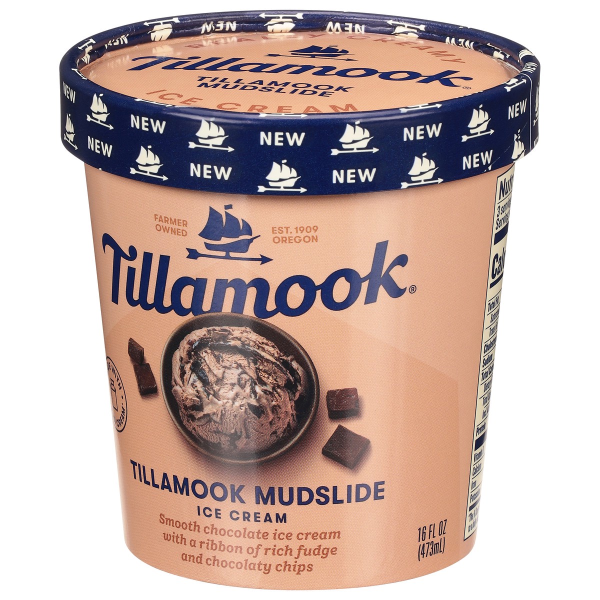 slide 11 of 13, Tillamook Tillamook Mudslide Ice Cream 16 fl oz, 