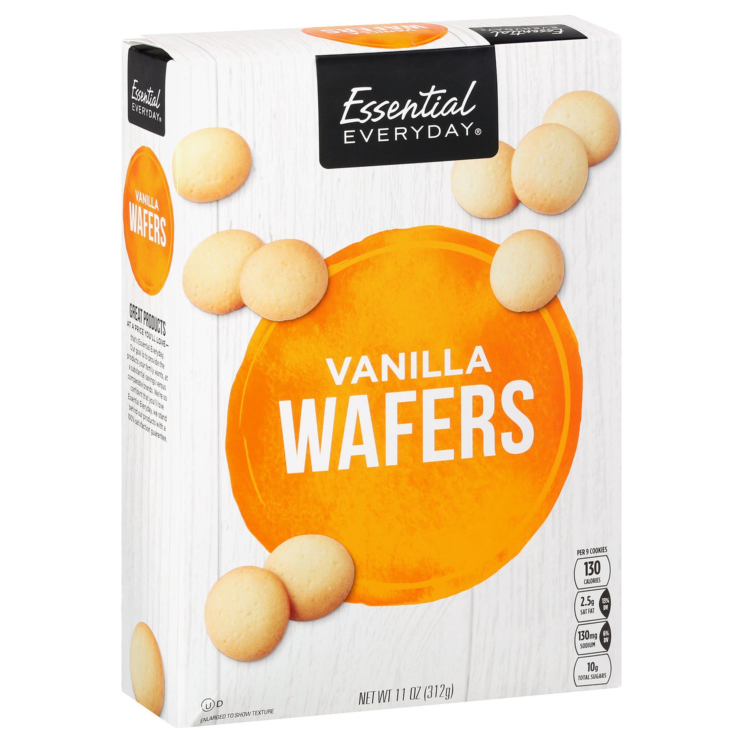 slide 1 of 1, Essential Everyday Vanilla Wafers, 11 oz