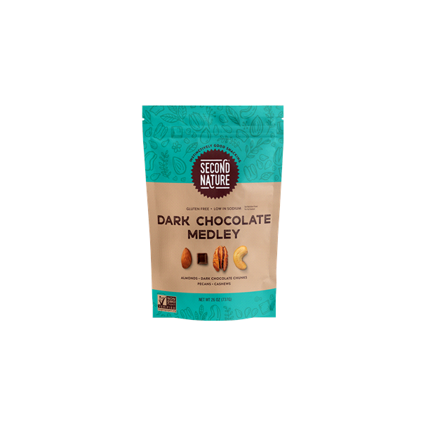 slide 1 of 2, Second Nature Dark Chocolate Medley 26 oz, 26 oz