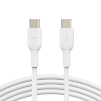 slide 8 of 9, Belkin USB-C to USB-C Cable (1M/, USB-C Fast Charging Cable for iPhone 15, iPhone 15 Pro, iPhone 15 Pro Max, iPhone 15 Plus, Galaxy S23, S22, Note, Pixel, iPad Pro, USB-C Cable - White (2-Pack), 3.3 ft