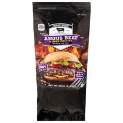Miami Beef XL Angus Beef Patties - 15 ct