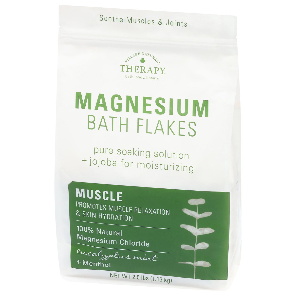 slide 11 of 14, Village Naturals Therapy Muscle Magnesium Bath Flakes 2.5 lb, 2.5 lb