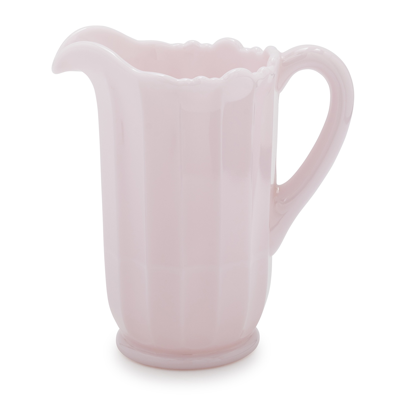 slide 1 of 1, Mosser Pink Milk Glass Pitcher, 40 oz